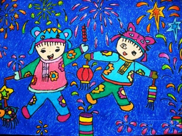 Appreciation of children’s paintings of Lantern Festival 2017