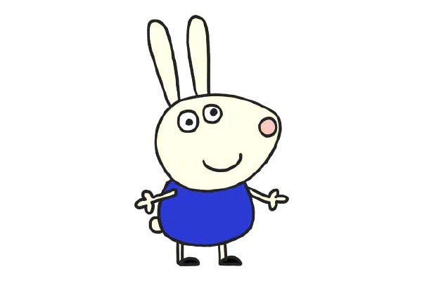 Drawing Rebecca Rabbit from Peppa Pig