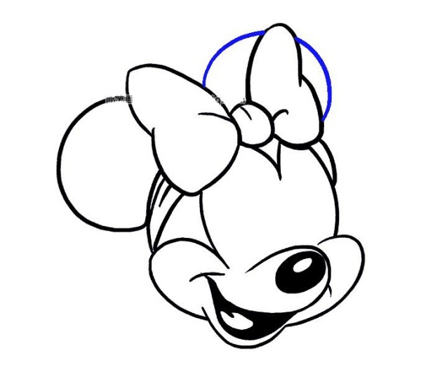 Super detailed steps to teach you how to draw Minnie