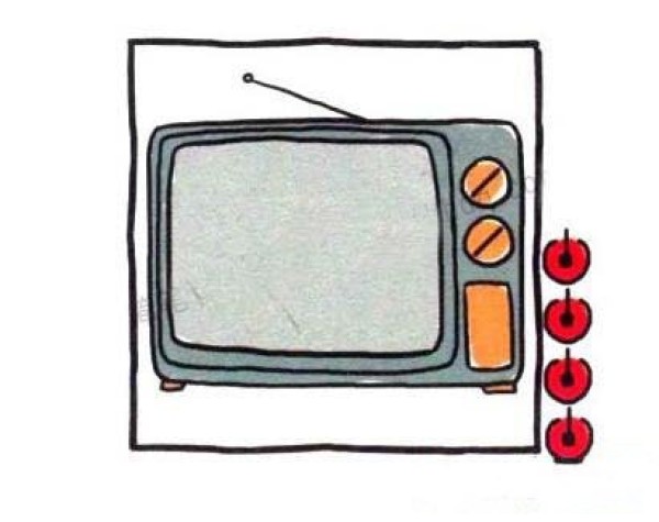 How to draw a TV