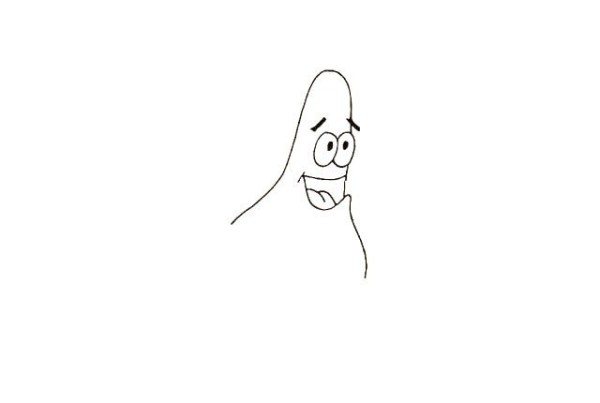 Draw Patrick from SpongeBob SquarePants