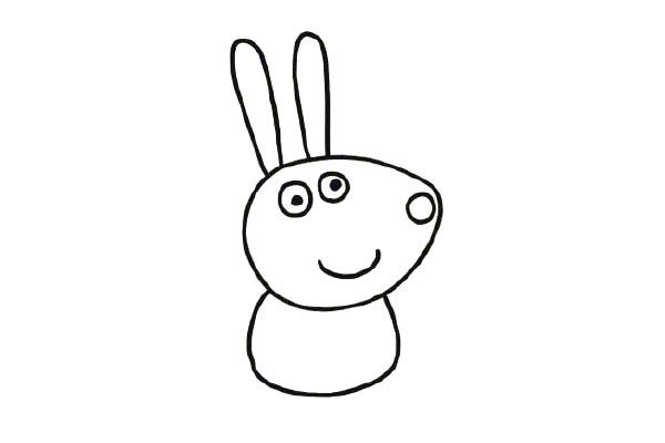 Drawing Rebecca Rabbit from Peppa Pig