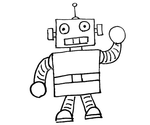 Learn to draw robots