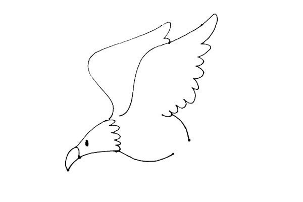 Children learn to draw an eagle