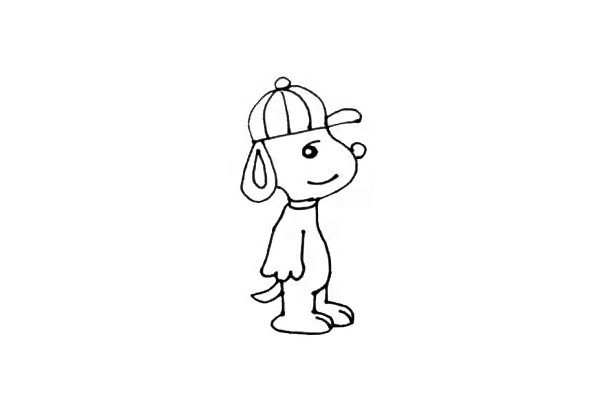 How to draw Snoopy