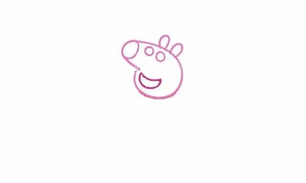 Simple drawing tutorial｜Peppa Pig jumping in the mud pit