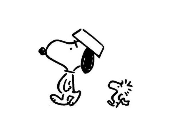 8 cute simple drawings of Snoopy