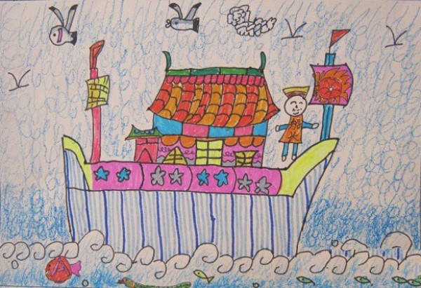 Where to go on National Day, children’s paintings with the theme of National Day