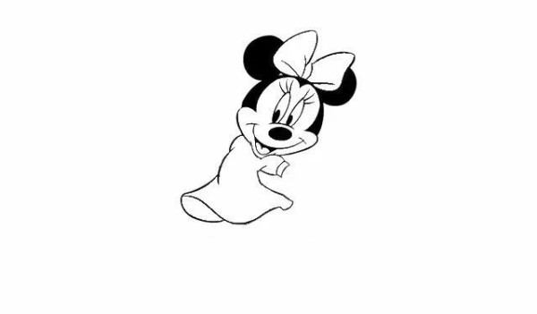 Teach you step by step how to draw Minnie