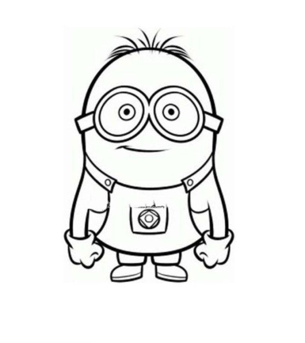 Minion simple strokes picture