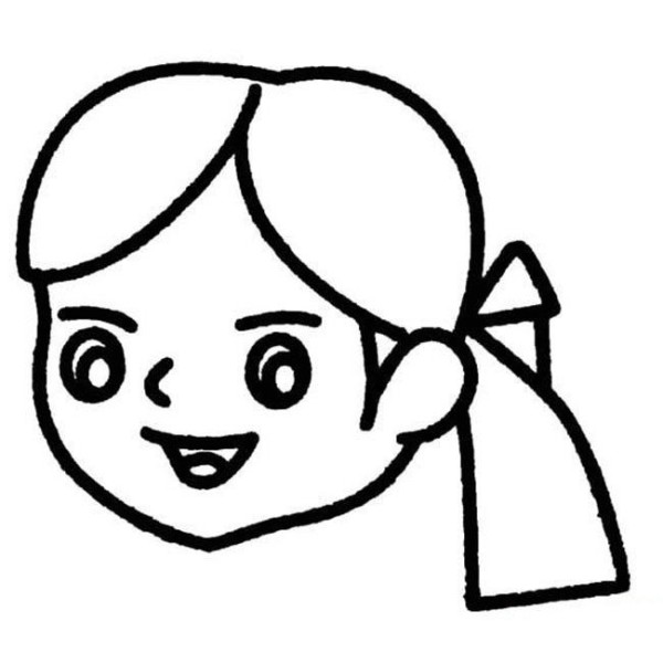 A collection of simple drawings of character avatars. How to draw a little girls avatar.