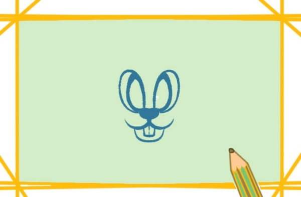 How to draw a happy rabbit