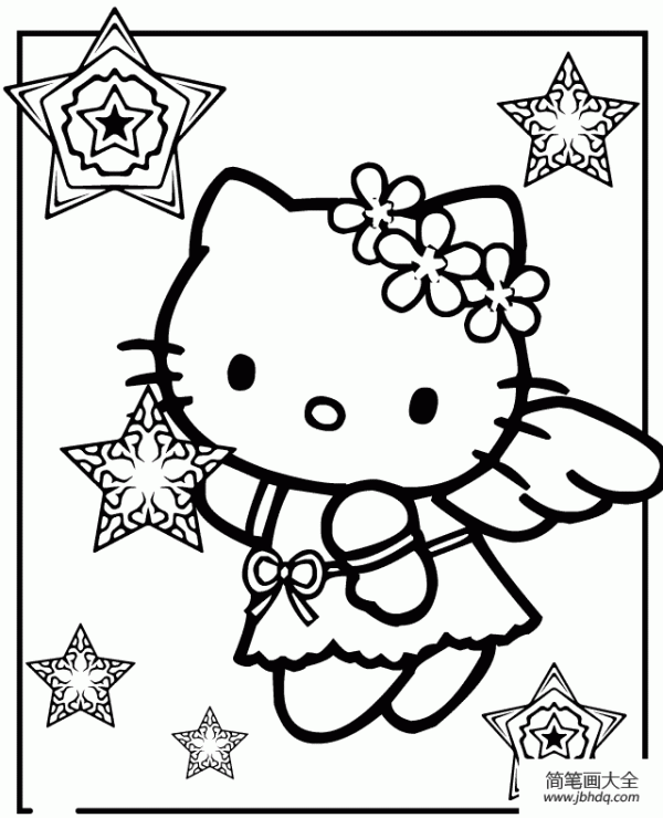 How to draw hello kitty simple drawing method of anime characters