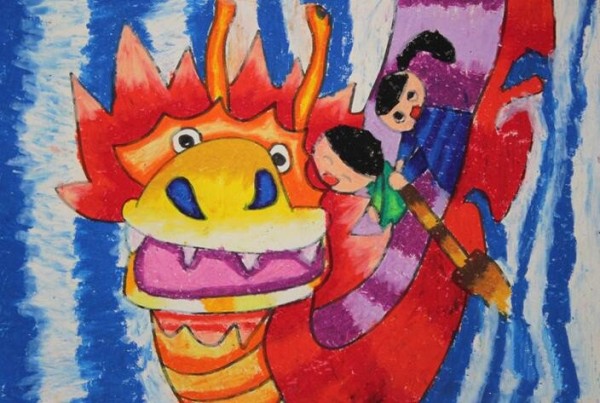 Appreciate the excellent works of dragon boat racing and Dragon Boat Festival themed paintings