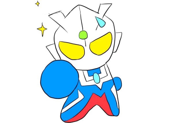 Cute and simple Ultraman Zero