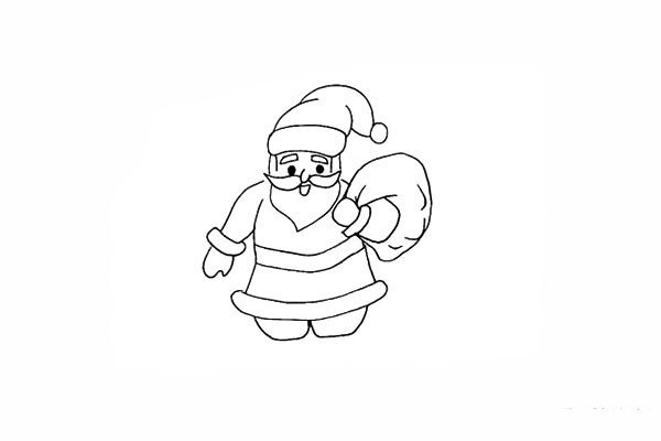 How to draw Santa Claus