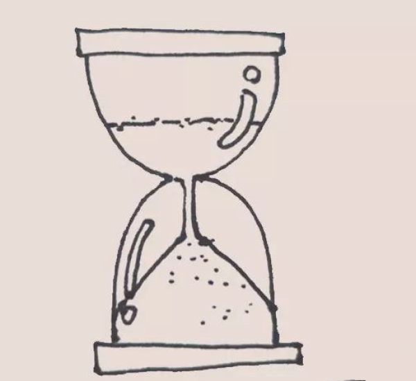 Hourglass simple drawing