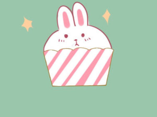 Cartoon Cute Rabbit Simple Drawing