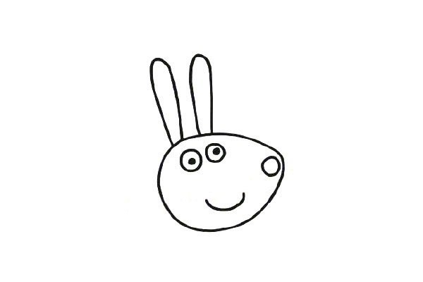 Drawing Rebecca Rabbit from Peppa Pig