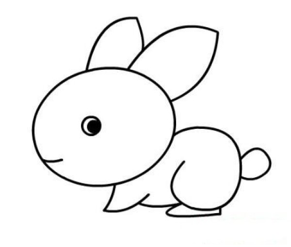 How to draw a cute little white rabbit