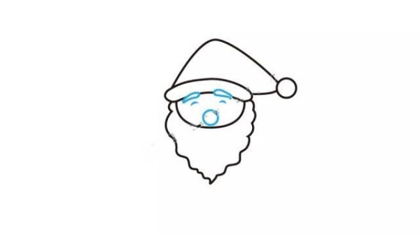 How to draw Santa Claus