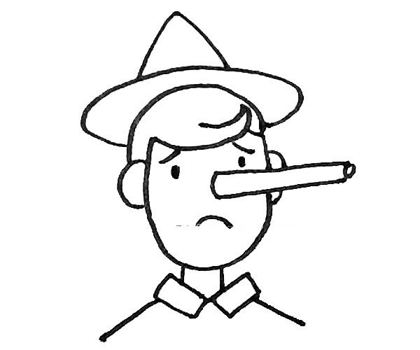 Pinocchio simple drawing tutorial