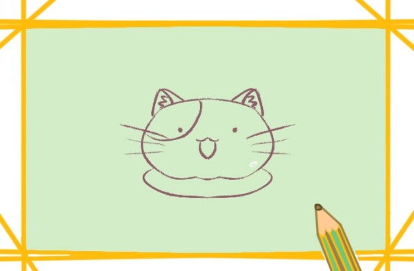 How to draw a soft cat