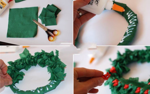 How to make a Christmas wreath