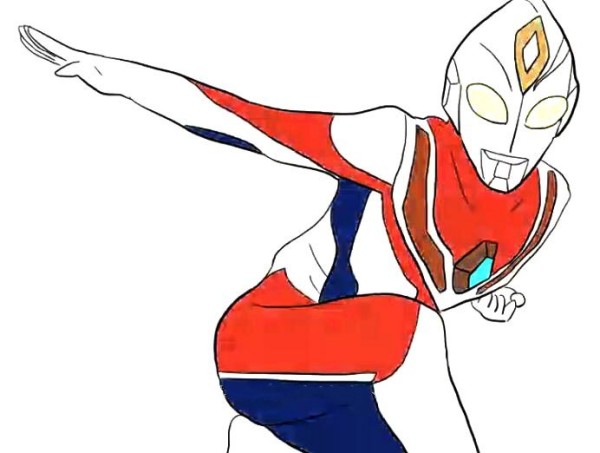 Ultraman Dynas handsome pose