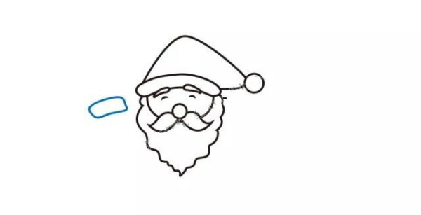 How to draw Santa Claus