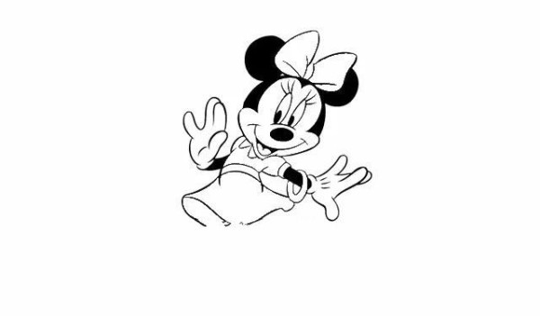 Teach you step by step how to draw Minnie