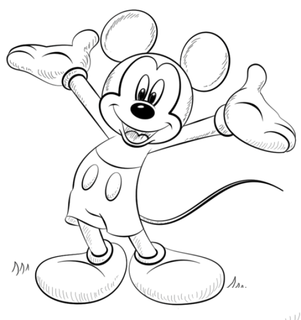 How to Draw Mickey Mouse