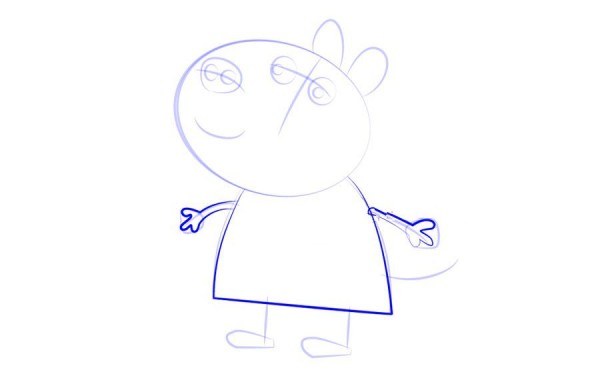 Peppa Pig Zebra Zoe Simple Drawing