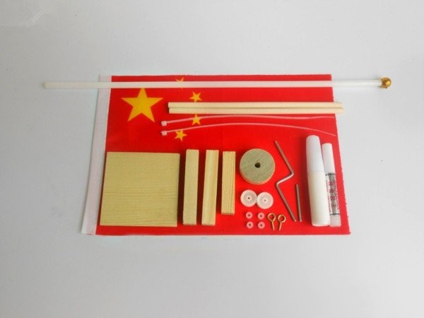 National Day flag handmade