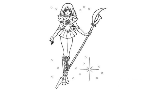 Collection of simple drawings of anime characters, simple drawings of Sailor Moon