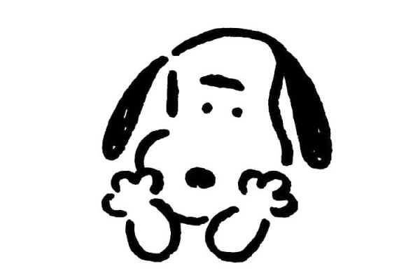 A set of cute Snoopy