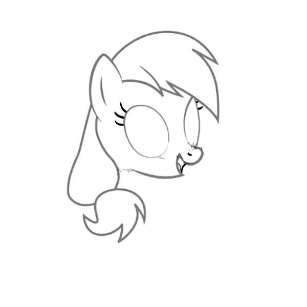 My Little Pony Applejack simple drawing