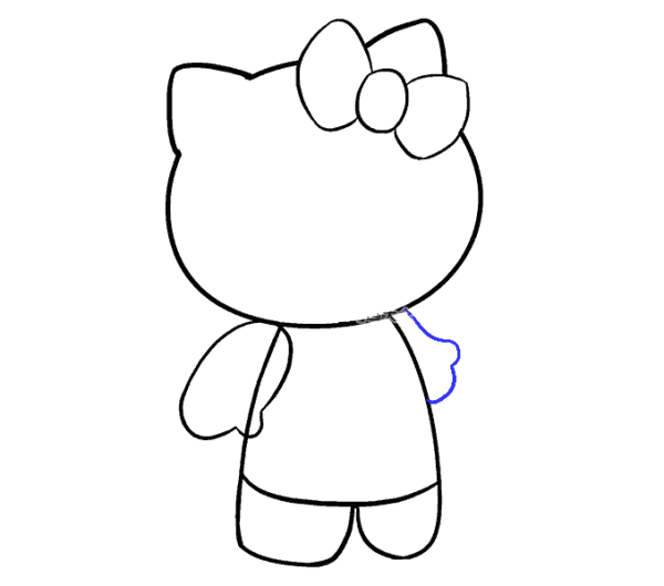 Learn to draw cute Hello Kitty