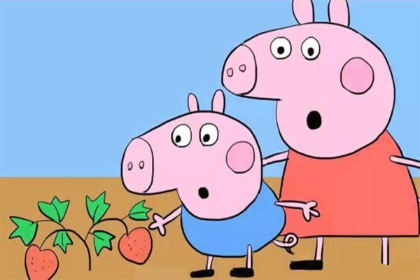 How to draw Peppa Pig and her brother George