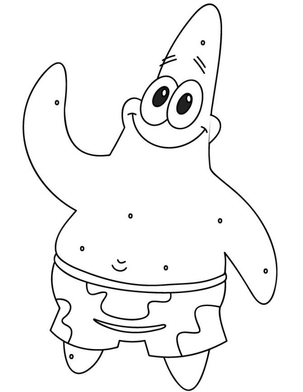 Spongebob and his friends simple drawing pictures