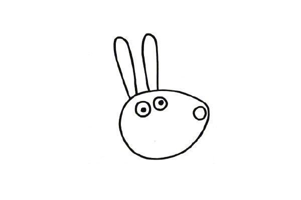 Drawing Rebecca Rabbit from Peppa Pig