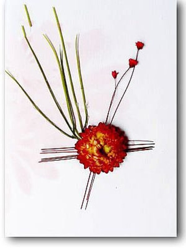 Handmade New Years Day greeting cards: Appreciation of DIY works of dried flower greeting cards