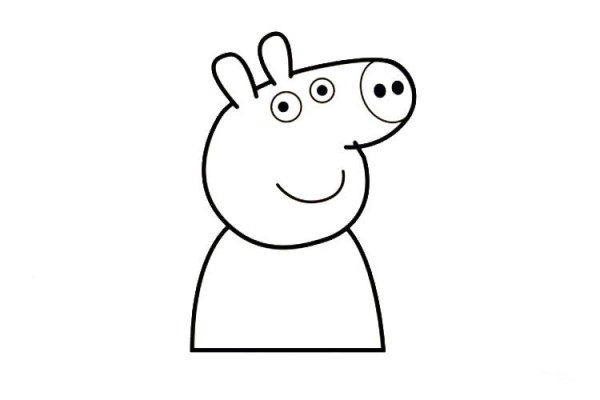 Draw Peppa Pig in 7 easy steps