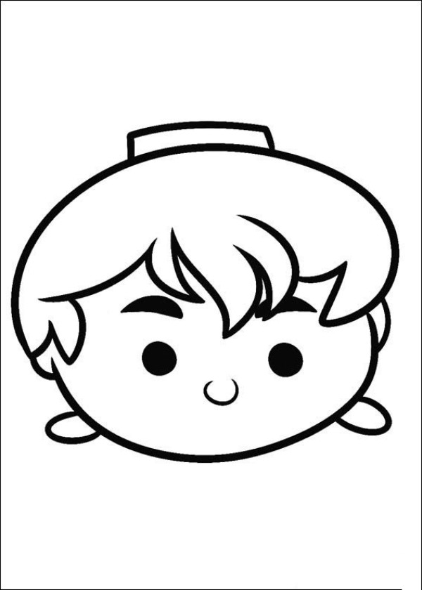 Disney TSUMTSUM series doll little boy simple drawing