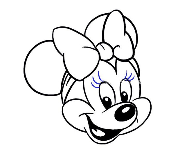 Super detailed steps to teach you how to draw Minnie