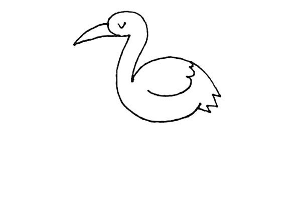 Learn to draw a flamingo easily