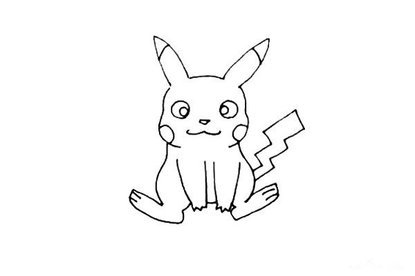 How to draw Pikachu