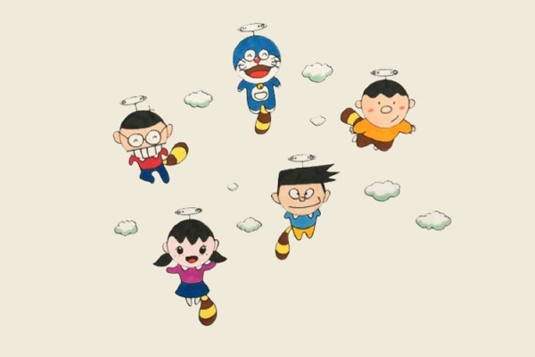 Doraemon and his friends