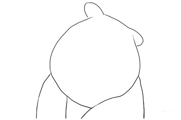 How to draw cute bear Er