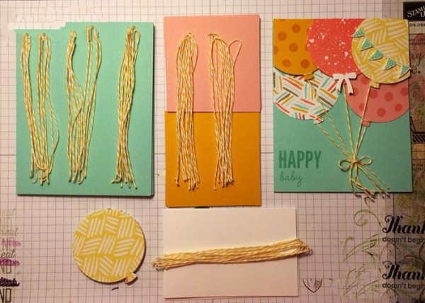 New Years Day greeting cards handmade